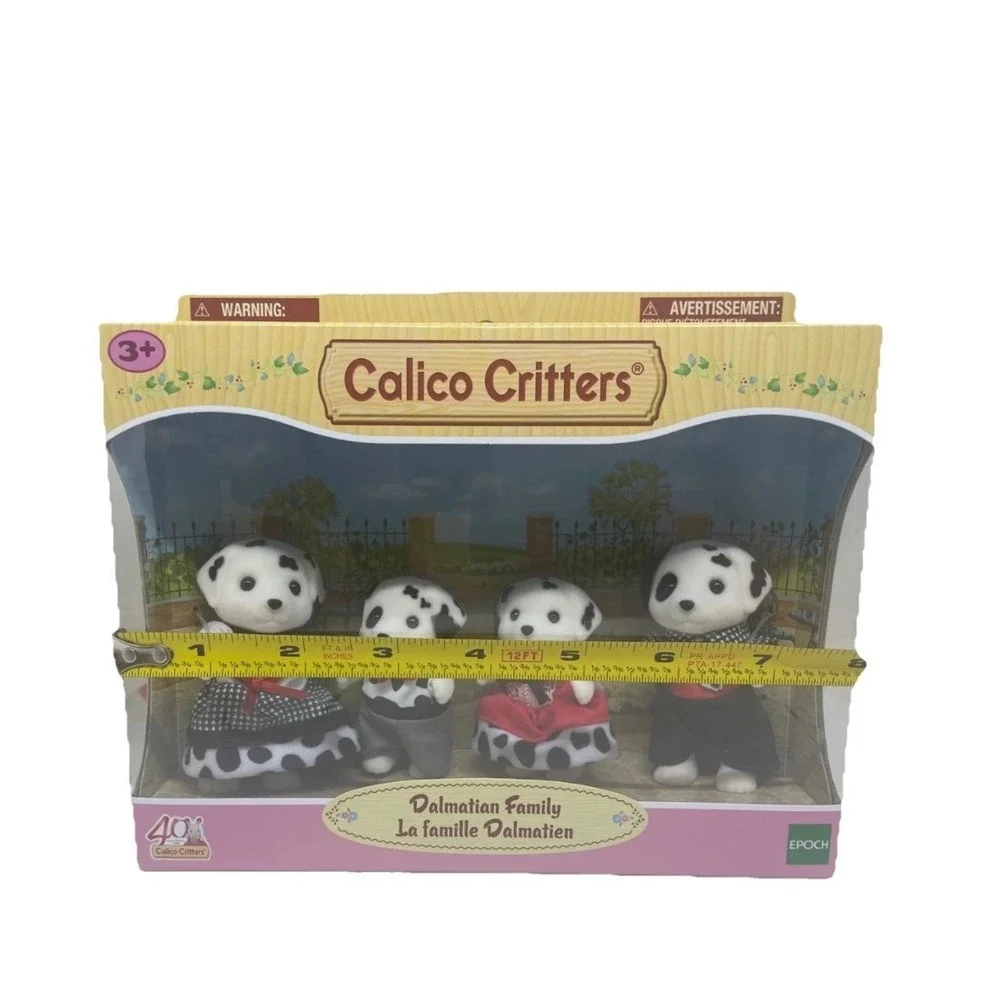 Calico Critters Sylvanian Families Dalmation Family of Four New In Box